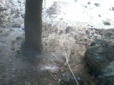 wastage of water